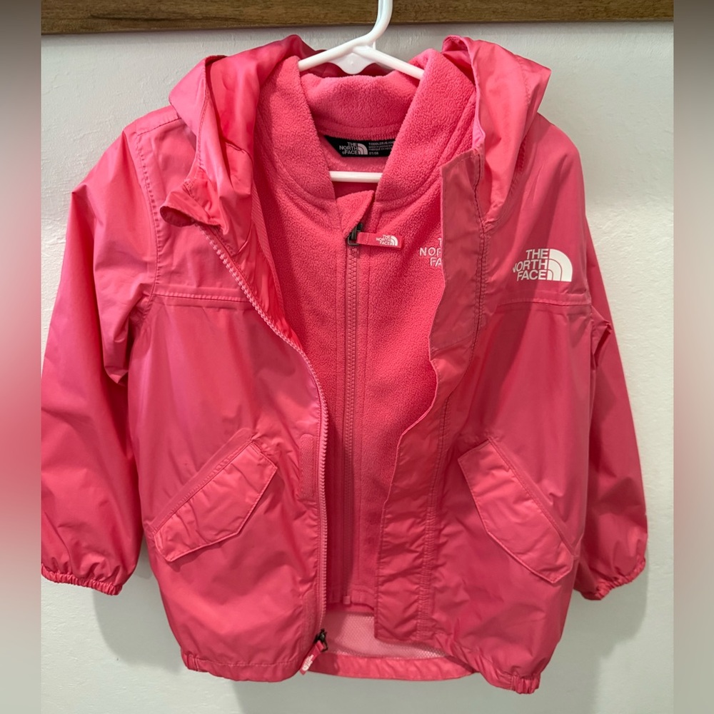 The Northface 2-1 hooded rain jacket